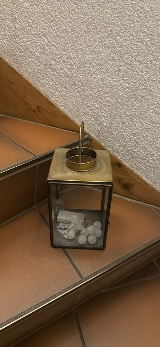 Portacandele: Windlicht Messing Optik mit Stern 🌟 – Usato da Schaffhausen venduto da Ibag 1