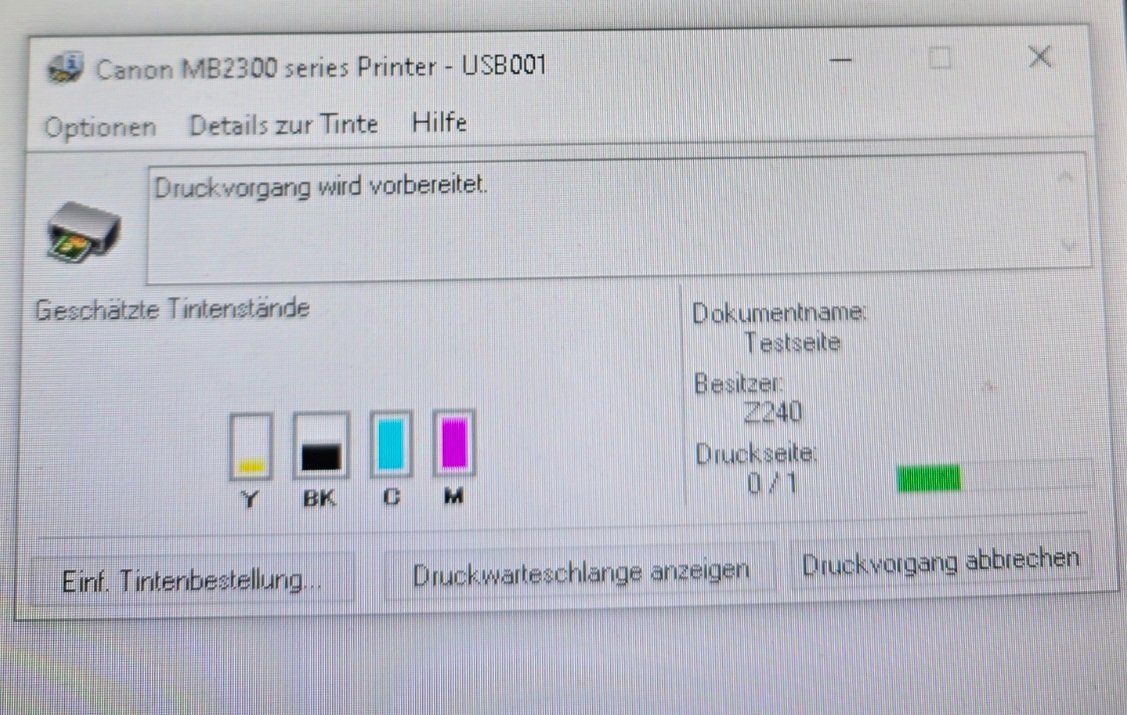 Canon Drucker: Canon Maxify MB2350 MFP Drucker / Printer Ab:1 CHF!!! – Defekt aus Kriens von atlas2014 2