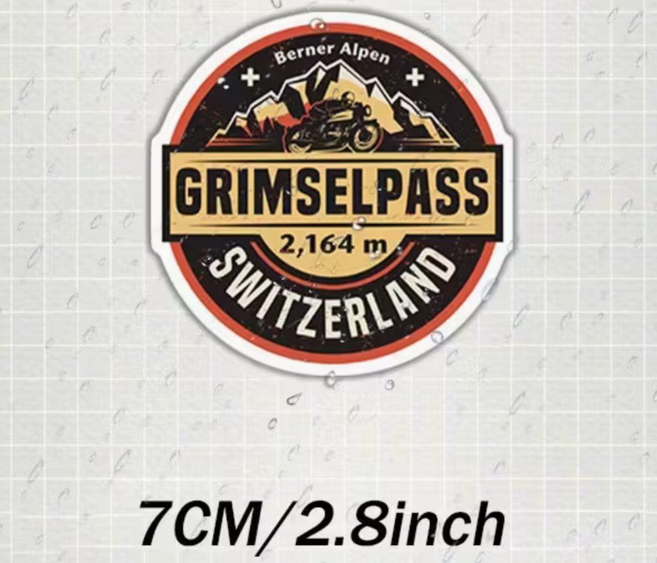 Sticker: Sticker Aufkleber Grimselpass – Nuovo e nell'imballaggio originale da Dintikon venduto da Vexi