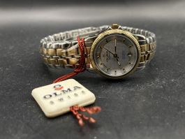 OLMA Swiss Automatikuhr für Damen, Edelstahl, NEU