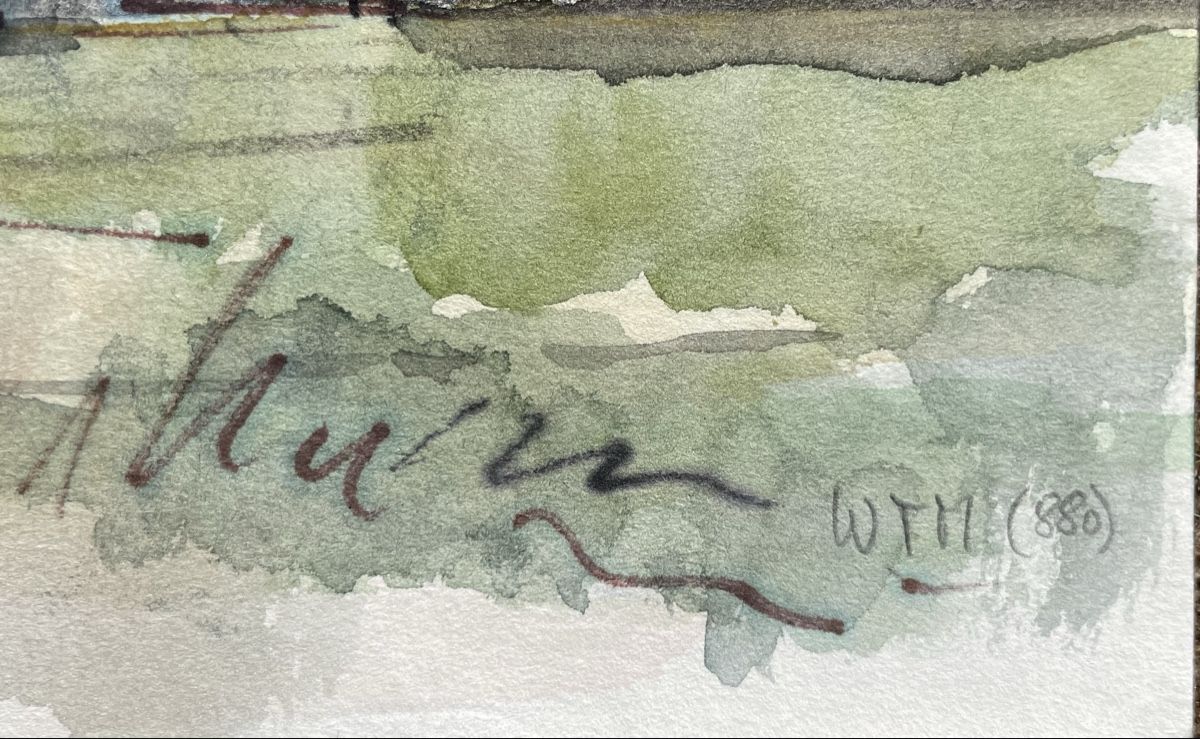 Dipinti: W. Th. Meier Aquarell Mexico Chichen Itza – Usato da Biel/Bienne venduto da Galaq 2