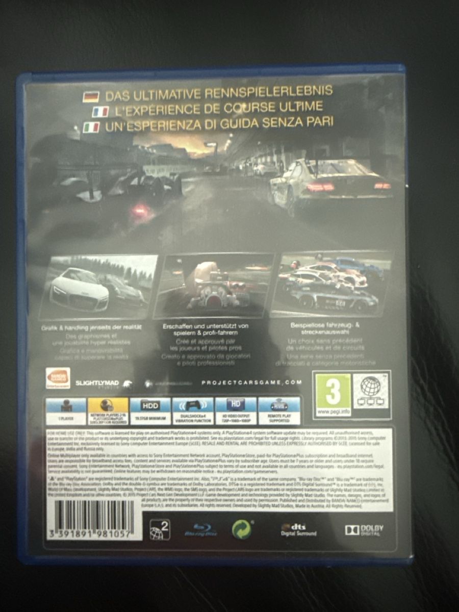 Giochi: PROJECT CARS 3 (PS4) – Nuovo (secondo la descrizione) da Oberweningen venduto da den_tb26 1