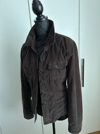 Marc O’Polo Velour Jacke braun Gr. 38