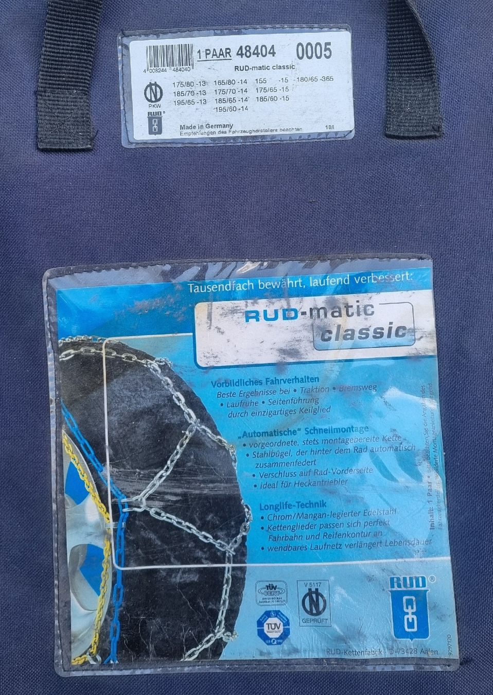 Rud Catene da neve: Schneeketten 1 Paar – Nuovo (secondo la descrizione) da Reichenbach i. K. venduto da Uersu86 1