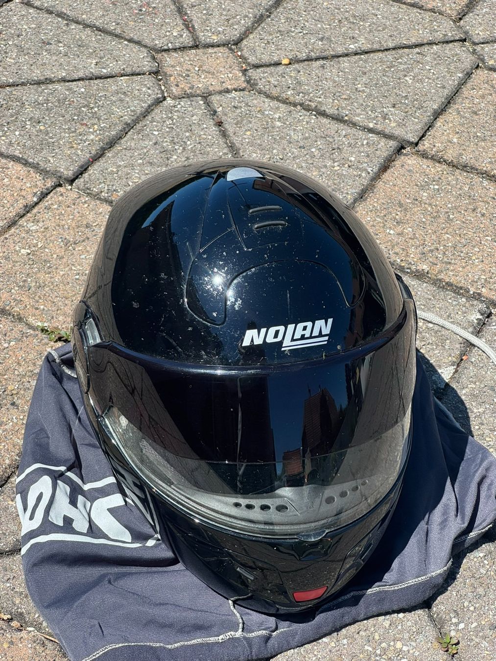 Caschi & visiere: Nolan Motorradhelm schwarz  gebrauchter Zustand – Usato da Härkingen venduto da Surferin2002