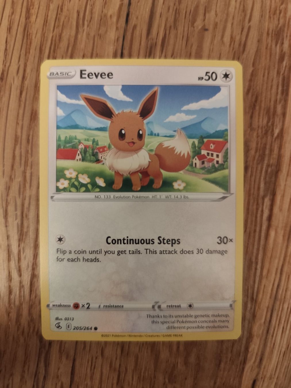 Pokémon Carte collezionabili: Pokemon Eevee Fusion Strike non holo – Nuovo (secondo la descrizione) da Winterthur venduto da SMOKY062