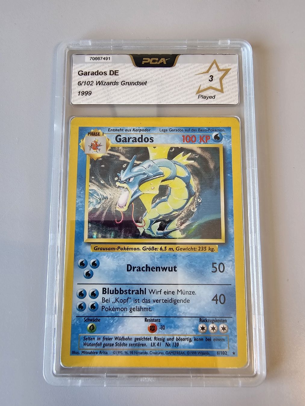 Pokémon Carte collezionabili: Garados DE Holo – Usato da Häutligen venduto da Konvolut_Shop_CH