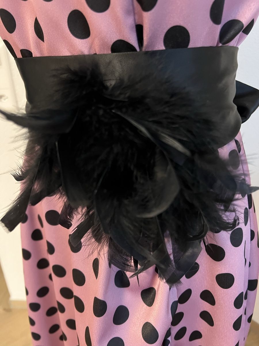Vestiti: Wunderschönes Abendkleid, Gr.38, Rosa mit schwarzen Punkten. – Usato da Luzern venduto da suhamadlun 2