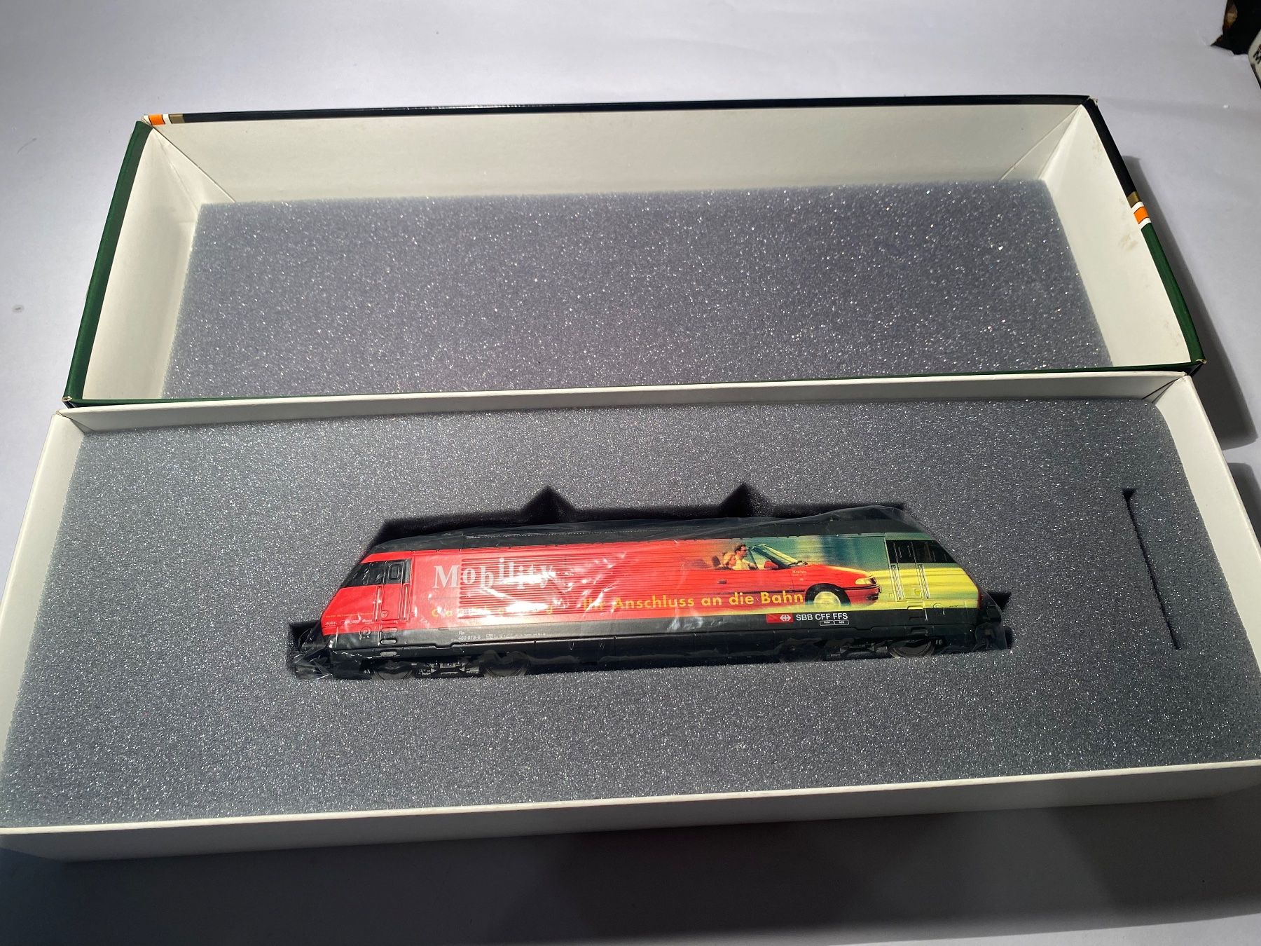 Hag Modellini di ferrovie: HAG  E-Lok RE460 SBB MOBILITY, DC Analog – Usato da Buchrain venduto da Modellbahn11 8