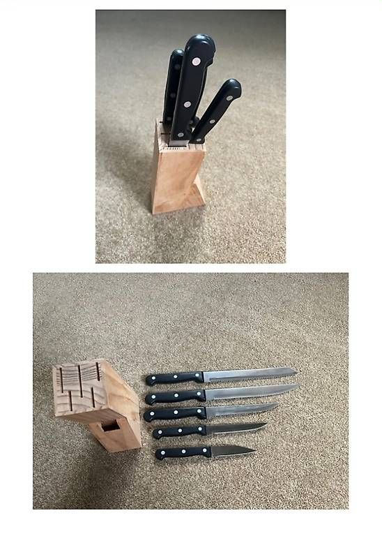 Coltelli: Messerblock inkl. 5 vers. Messer – Usato da Wangs venduto da MiStGoPe
