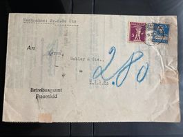 Schweiz 1931 NN Zahlungsbefehl Frauenfeld MiF Tell u.-knabe