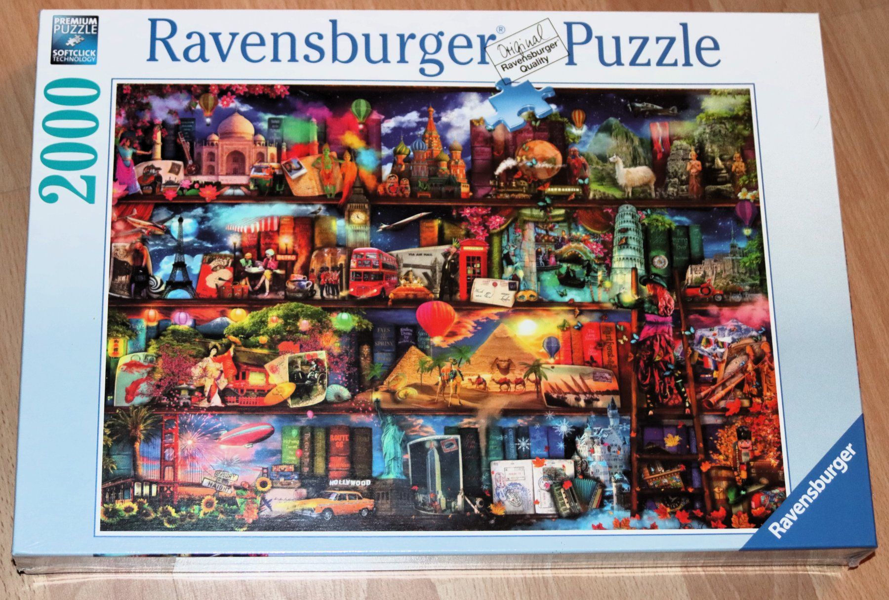 Ravensburger Puzzle: Ravensburger Welt der Bücher, Puzzle, 2000Teile – Nuovo e nell'imballaggio originale da Flawil venduto da blu_85w8