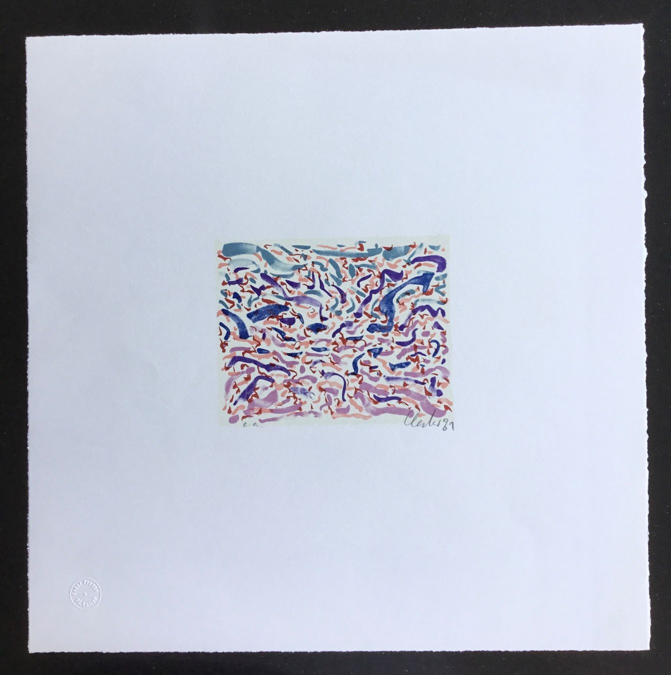 Grafica & Litografie: Günther Uecker | Original-Farblithografie, handsigniert – Nuovo (secondo la descrizione) da Eggersriet venduto da Wiese61