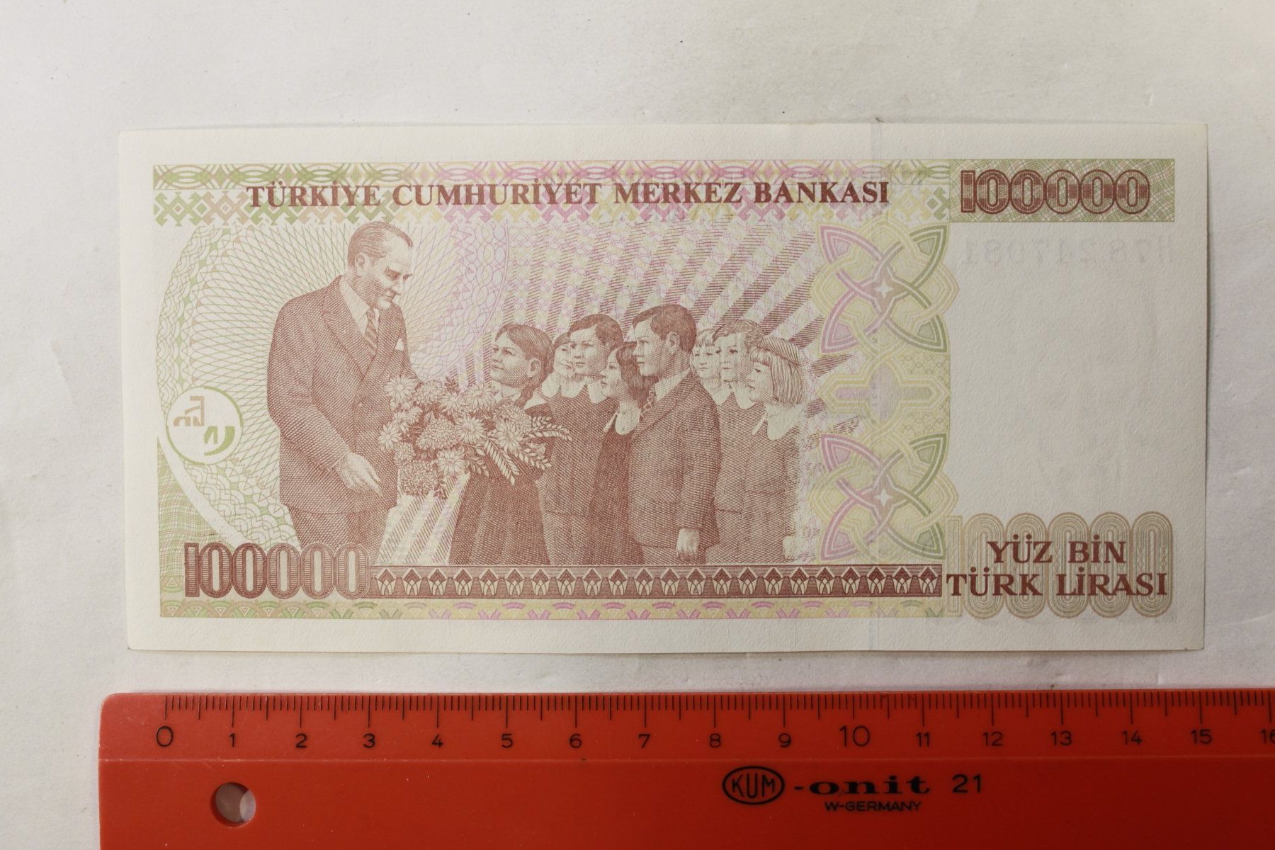 Banconote: 100.000 lirasi – Usato da La plaine venduto da 7A6T2ME 1