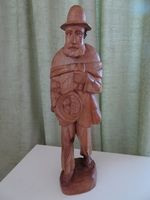 Holz Skulptur, geschnitzt, 40cm hoch. Vintage, nostalgisch