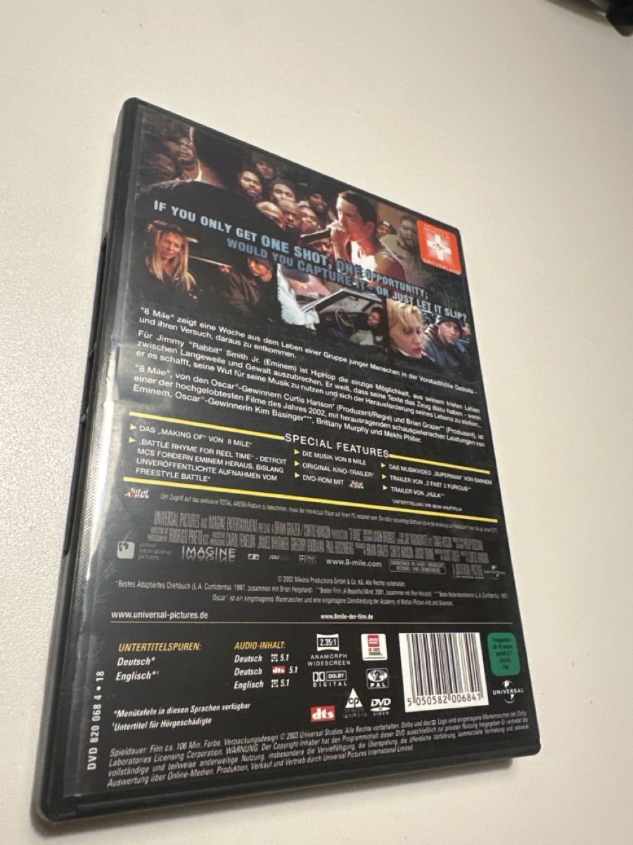 Alle DVDs: DVD 8 Mile – Gebraucht aus St. Gallen von Ellly 1