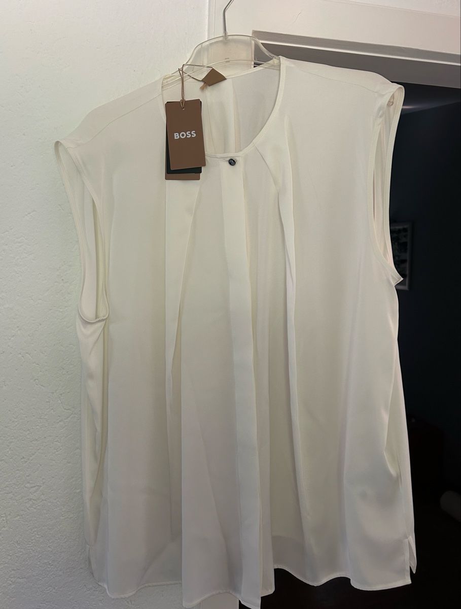 Hugo Boss Blusen: Damen Blouse Boss weiss – Neu und originalverpackt aus Allschwil von Filouactiv 2