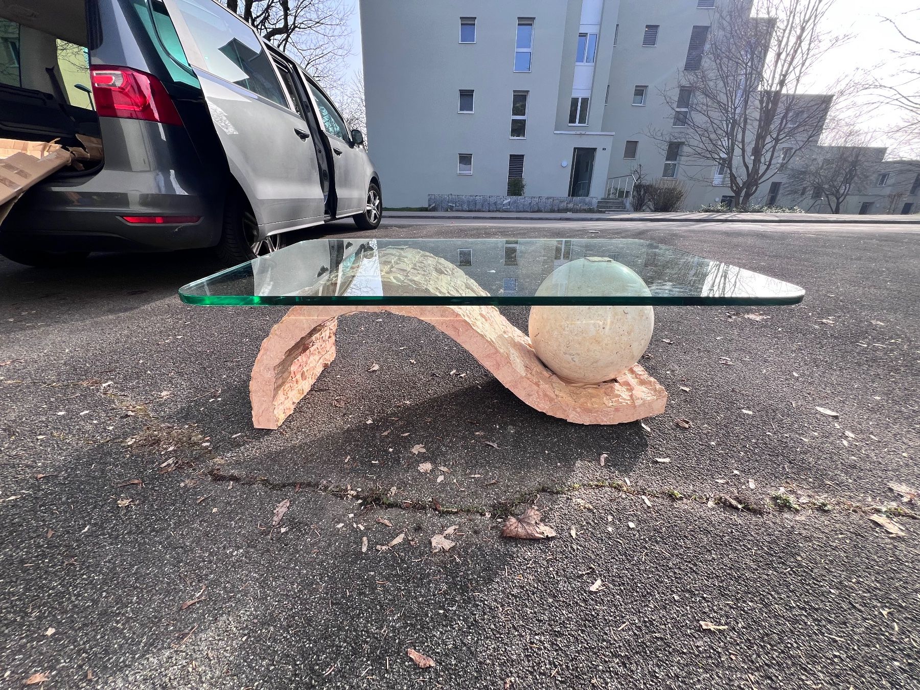 Tavoli: Couchtisch mit massiver Glasplatte – Usato da Unterengstringen venduto da 2bConsulting 3