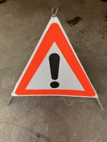 Warnschild Dreieck mit Ausrufezeichen zusammenlegbar rot