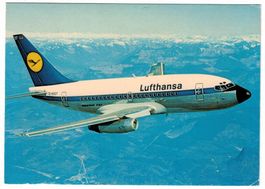 Boeing 737 Lufthansa, gelaufen 1974