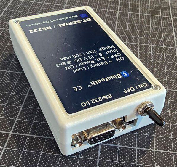 Laufwerke & Adapter: Bluetooth zu RS232 Seriell Adapter – BT-SERIAL – Gebraucht aus Degersheim von joa_5g87 1