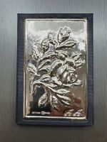 Adressbüchlein Silber 925, Mit Rose, Klein, unbenutzt analog