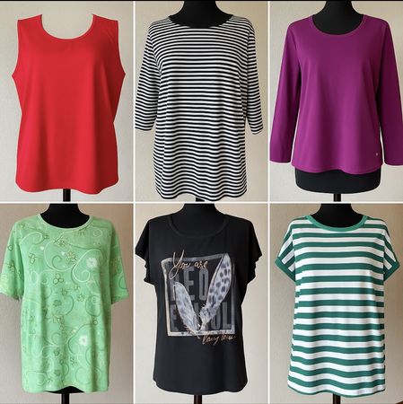 Gr 52 XXL Damen Paket Lot Set Oberteile herbst plus size