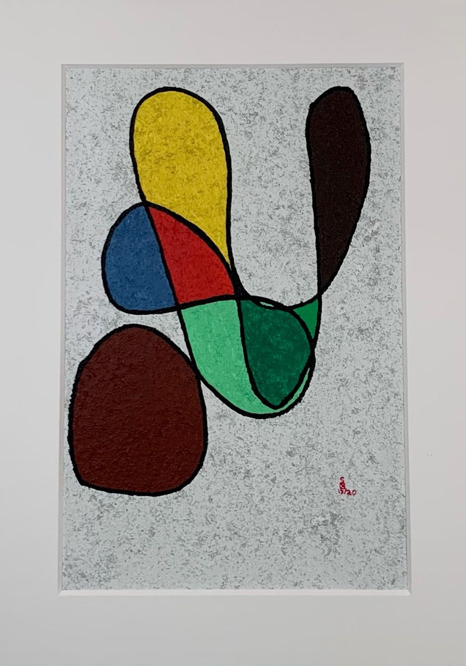 Dipinti: Original Schweizer Kunst: Winkender Mann – Usato da Basel venduto da EsZed 1