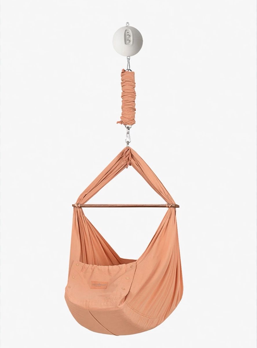 Amache: Federwiege Moonboom farbe sandbeige mit Motor – Usato da Jona venduto da Selin84