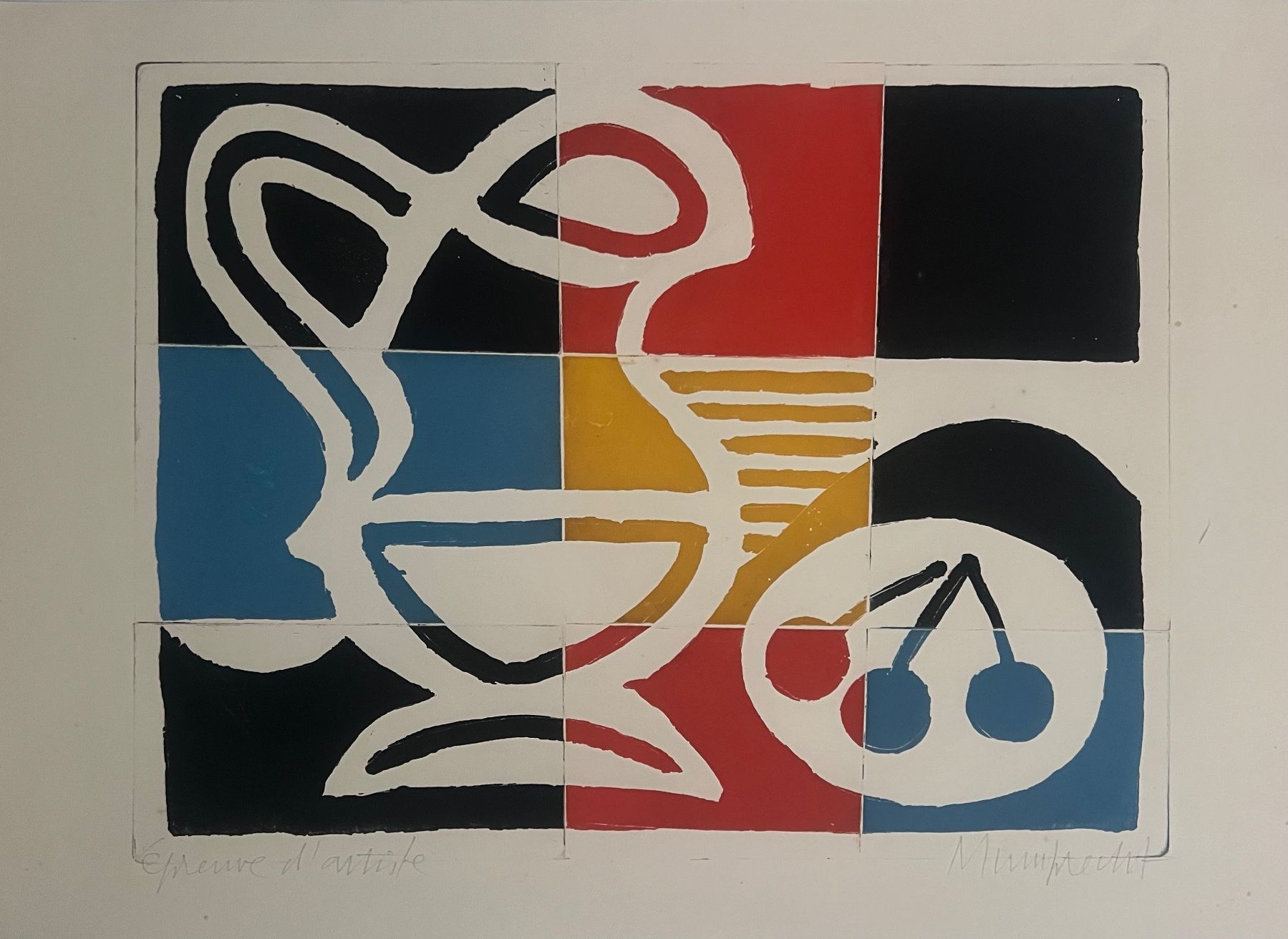 Grafica & Litografie: Rudolf Mumprecht, handsigniert – Usato da Rain venduto da Pic-Ass