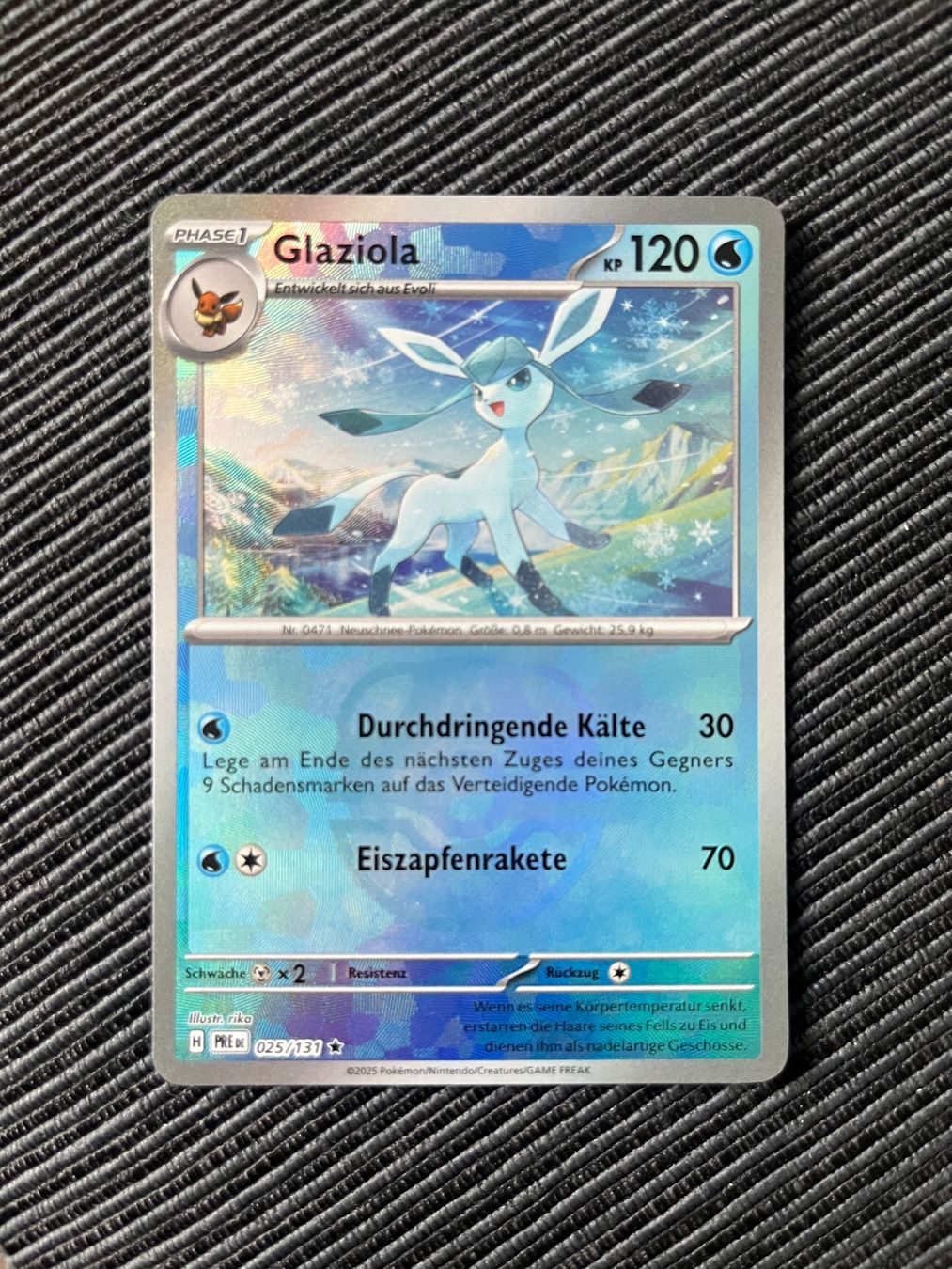 Pokémon Carte collezionabili: Pokemon Glaziola Masterball Prismatic Evolutions near Mint – Nuovo (secondo la descrizione) da Wabern venduto da Collectfun
