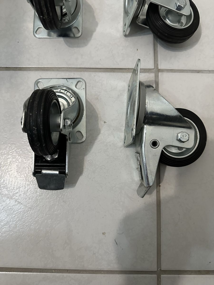 Altro per stoccaggio & trasporto: Roulettes pivotantes 80mm / 4pcs – Nuovo (secondo la descrizione) da Embrach venduto da niz_8sff 2