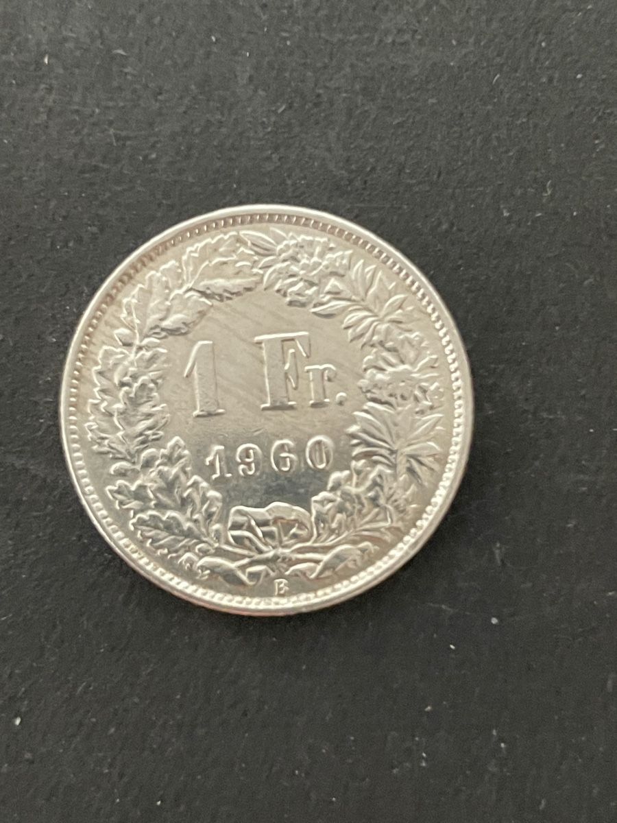 Toutes les monnaies: 1.- Silber CH Jahr 1960 – D'occasion à Meierskappel par Hala03