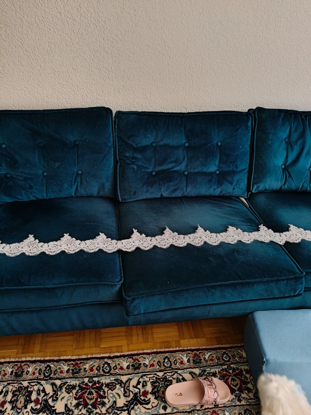 Nastri decorativi: Spitzenstoff mit Blumenmuster — Wunderschöne, feine Spitze – Nuovo (secondo la descrizione) da Urtenen-Schönbühl venduto da sep_k9jk 1