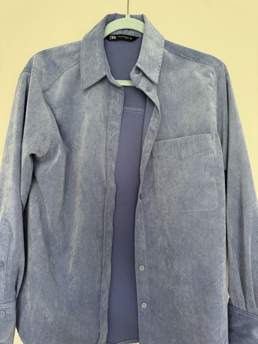 Zara Camicette: Hemd Zara Cord blau  – Usato da Beringen venduto da ste_bh8w
