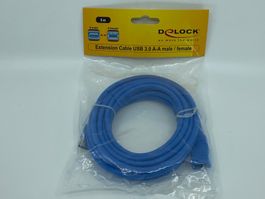 Delock USB 3.0 A-A Verlängerungskabel 5m - No 82541