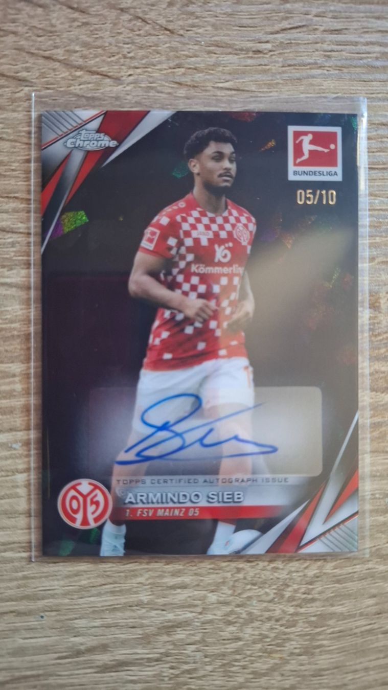 Topps Carte collezionabili: Armindo Sieb FSV Mainz 05 Topps /10 – Usato da Neuhausen am Rheinfall venduto da Schweizer83