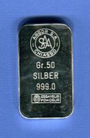 (1835) 50 g. Silberbarren Argor Chiasso