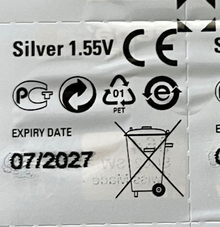 Accus & piles: Renata Knopfzellen 364 SR621SW, 1.55V, Neu, Ablauf 7/2027 – Neuf (Voir description) à Grenchen par chththl 1