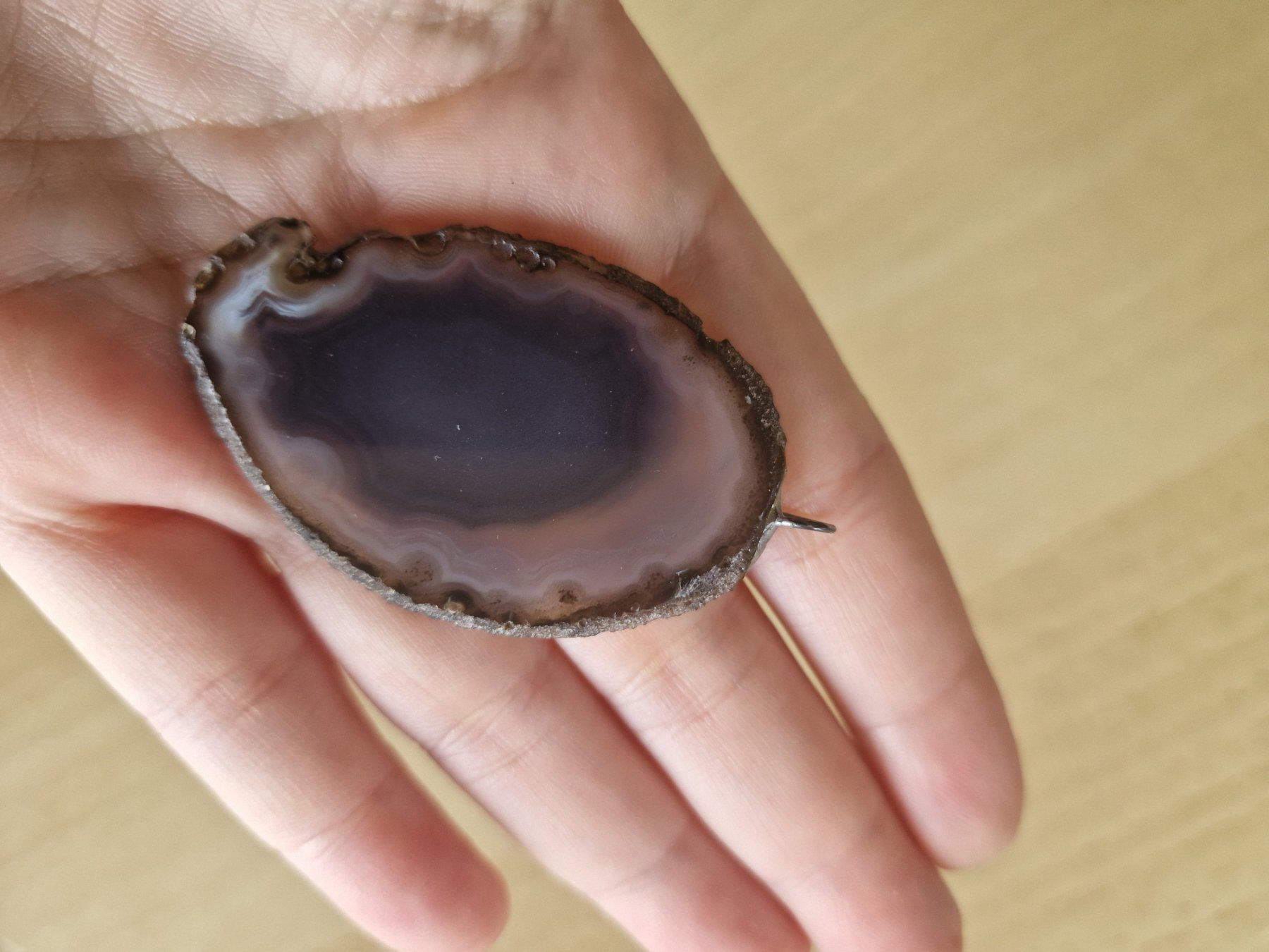 Anhänger: Schöner Edelstein-Anhänger aus Achat, einzigartig! Top! – Neu und originalverpackt aus Widnau von Marakumba 2