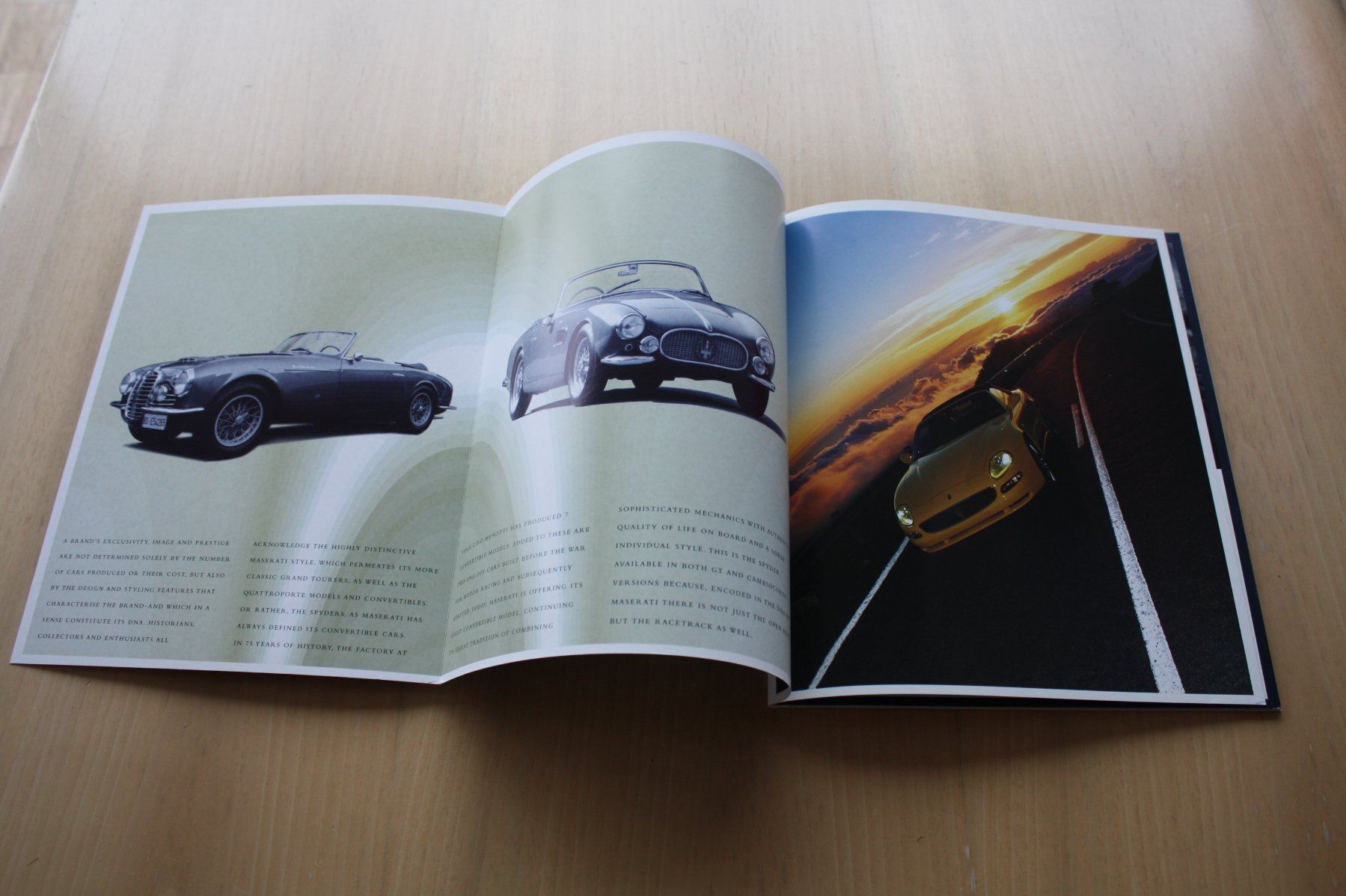 Maserati Documenti: Maserati 4200 Spyder Prestige Prospekt – Usato da Wikon venduto da erwin400 1
