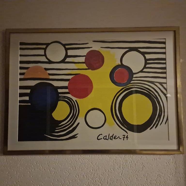 Dipinti: CALDER Gemälde 118cm x 80cm – Usato da Minusio venduto da inf_vjq8