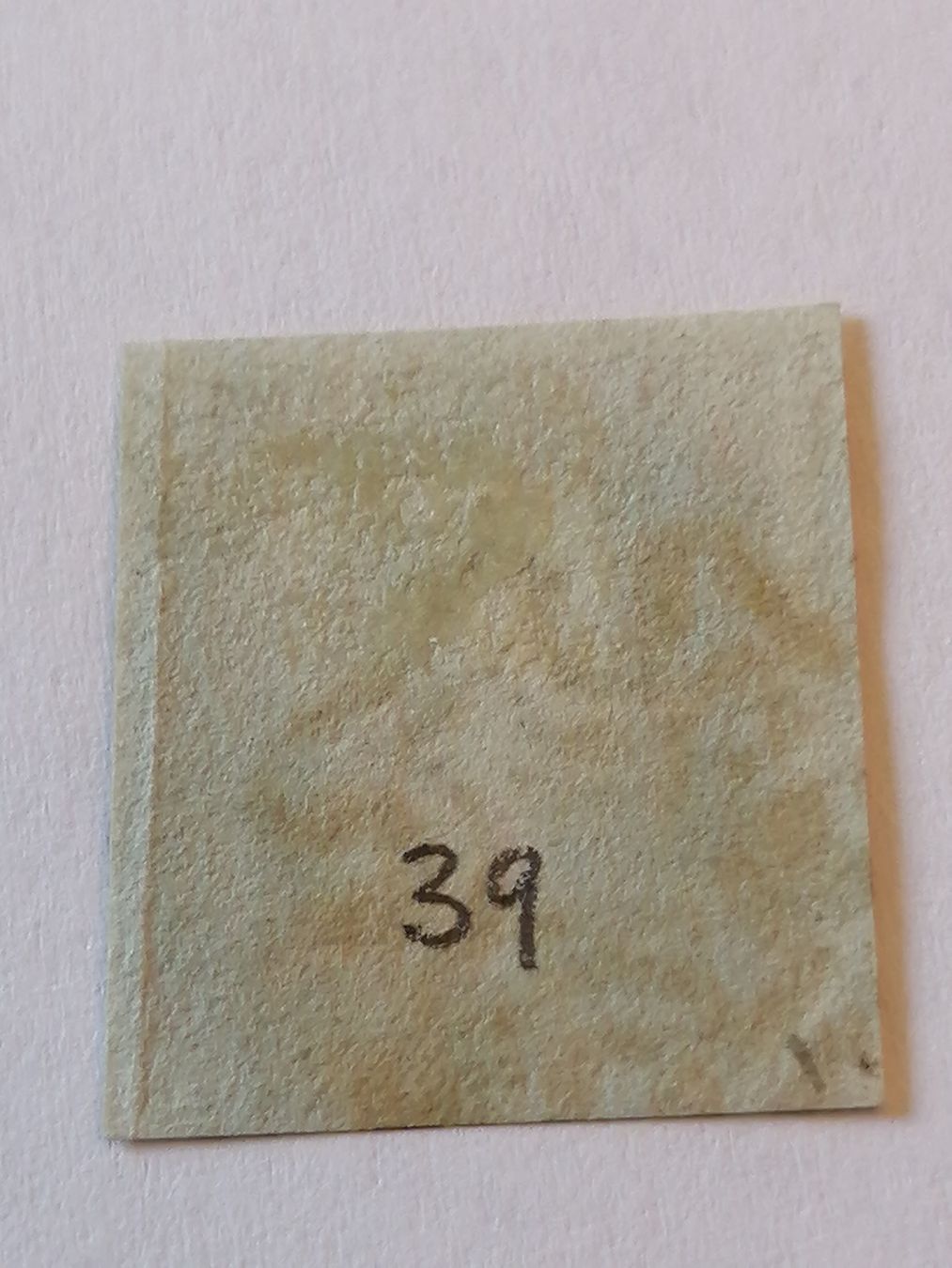 Alle Briefmarken: One Penny Red 1841, Platte 39 – Gebraucht aus Happerswil von tschergi 1