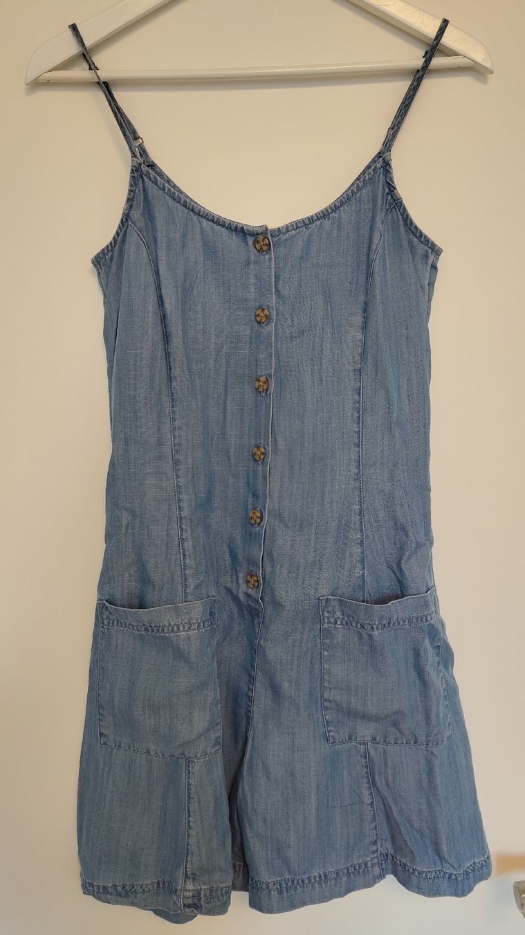Esprit Jumpsuits: Denim Einteiler Esprit mit Träger Grösse S neuwertig – Neu (gemäss Beschreibung) aus Buttisholz von sch_7jfz