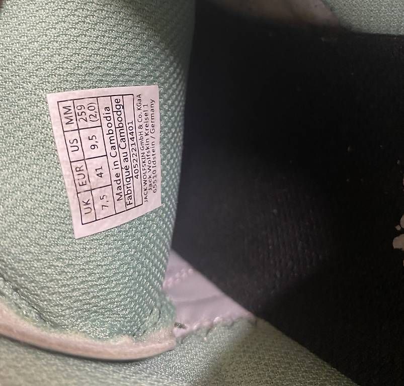 Herrenschuhe: Jack Wolfskin Trekkingschuh  – Gebraucht aus Flüelen von 6468 1