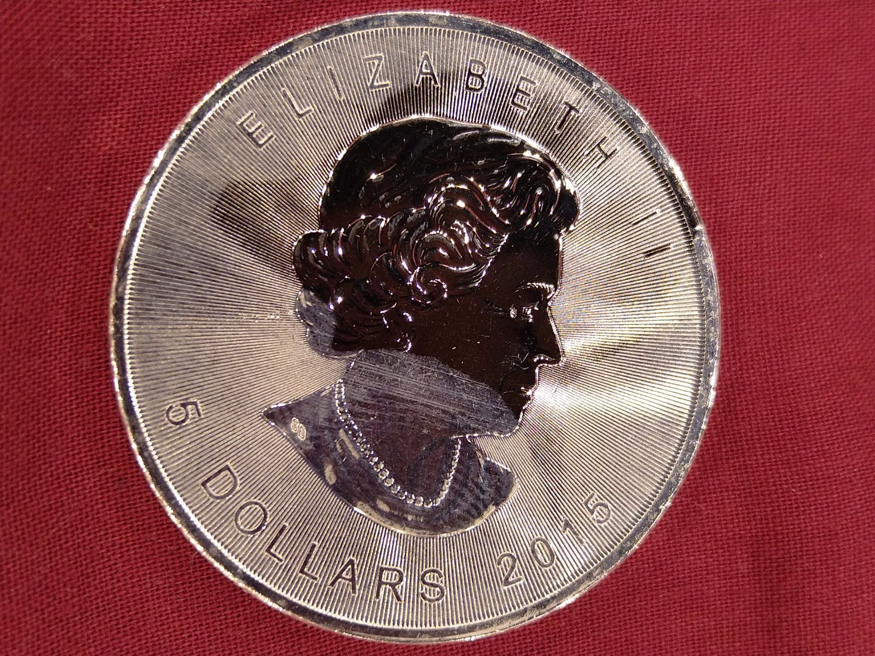 Toutes les monnaies: Silber Maple Leaf 1 oz - 2015 – D'occasion à Dättlikon par Quarz58 2