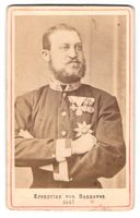 Fotografie Portrait Kronprinz Ernst Augu