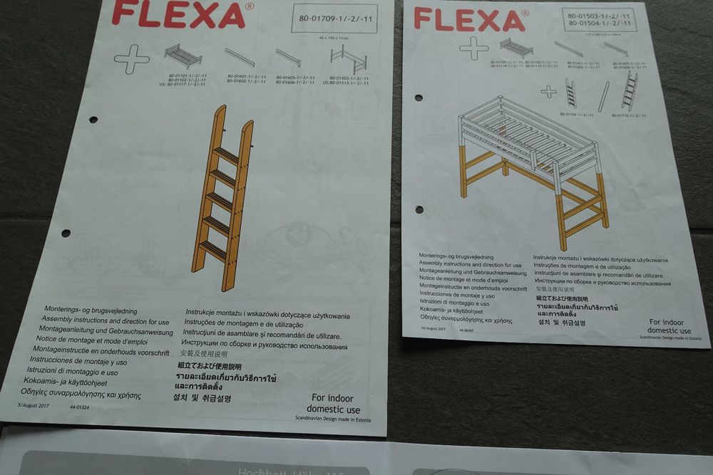 Flexa Pfosten Erhöhung zum Hochbett mit 185 cm inkl.Leiter | Kaufen auf ...