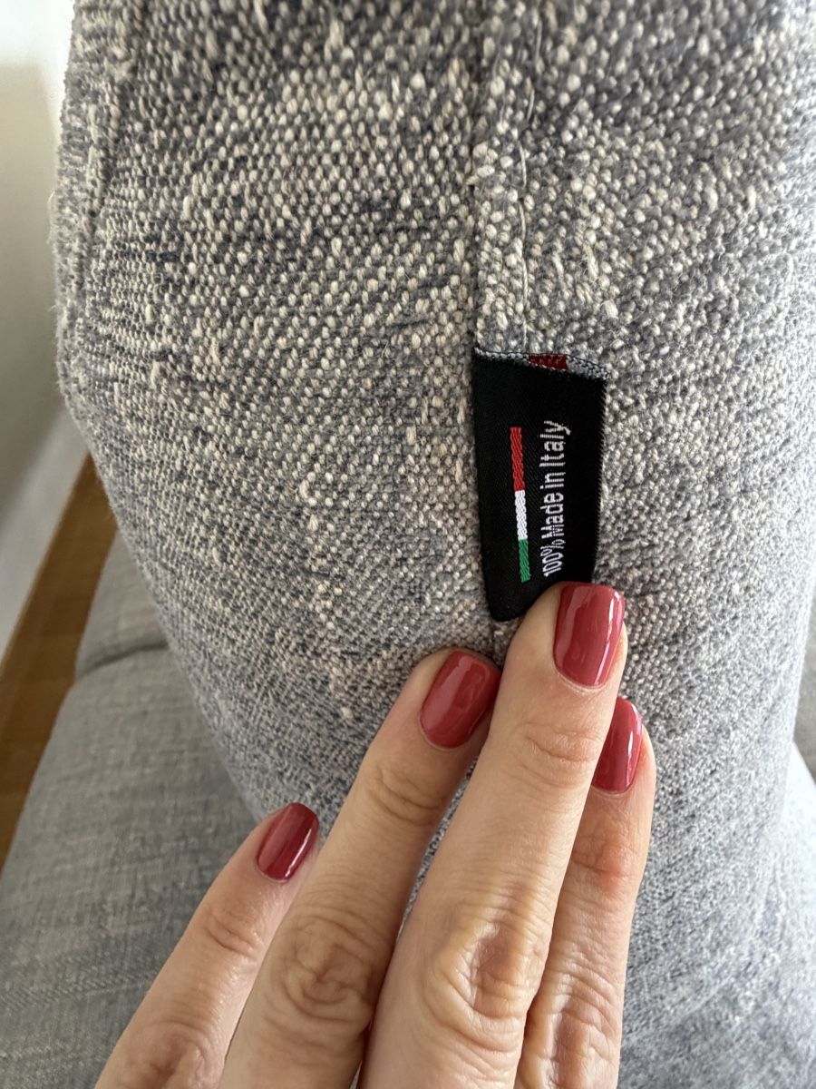 Divani: Nicoletti Sofa CHAMONIX grau Leine – Usato da Zug venduto da Katenths 7