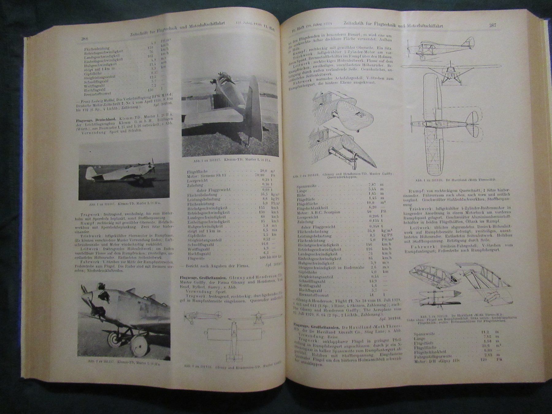 Libri: * Flugtechnik Motorluftschifffahrt Aviatik – Usato da Hedingen venduto da Protechnica 5